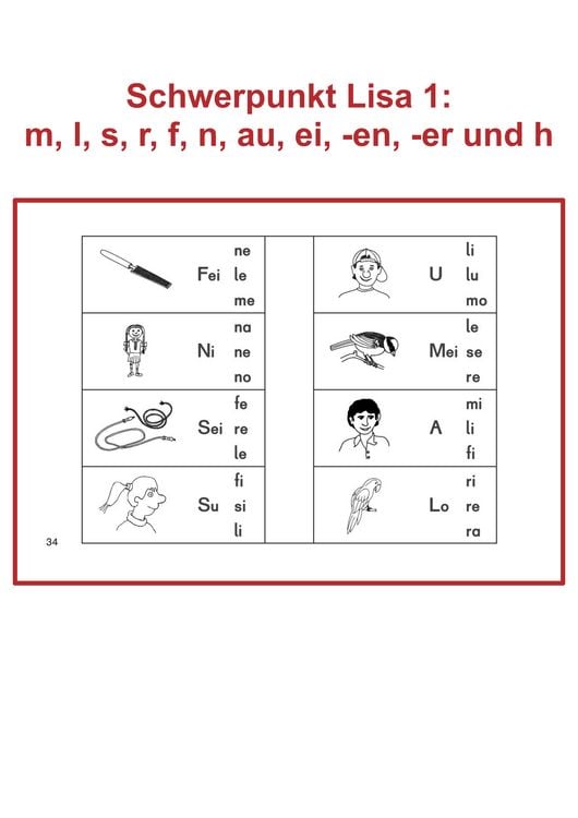 Produktbild: Lesen mit Lisa - Heft 1
