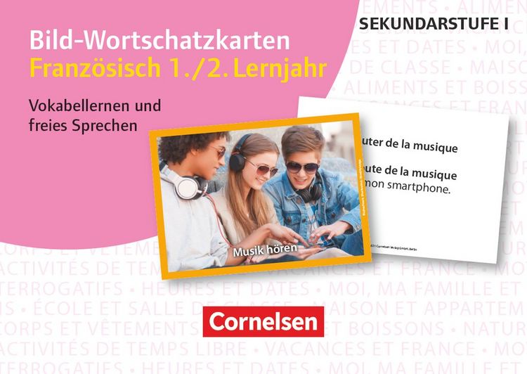 Produktbild: Bild-Wortschatzkarten Fremdsprachen Sekundarstufe I. Franz&ouml;sisch 1./2. Lernjahr