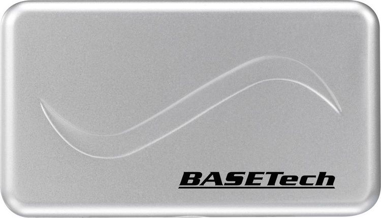 Produktbild: Basetech Taschenwaage SJS-60008 W&auml;gebereich (max.) 200 g Ablesbarkeit 0.01 g batteriebetrieben Silber