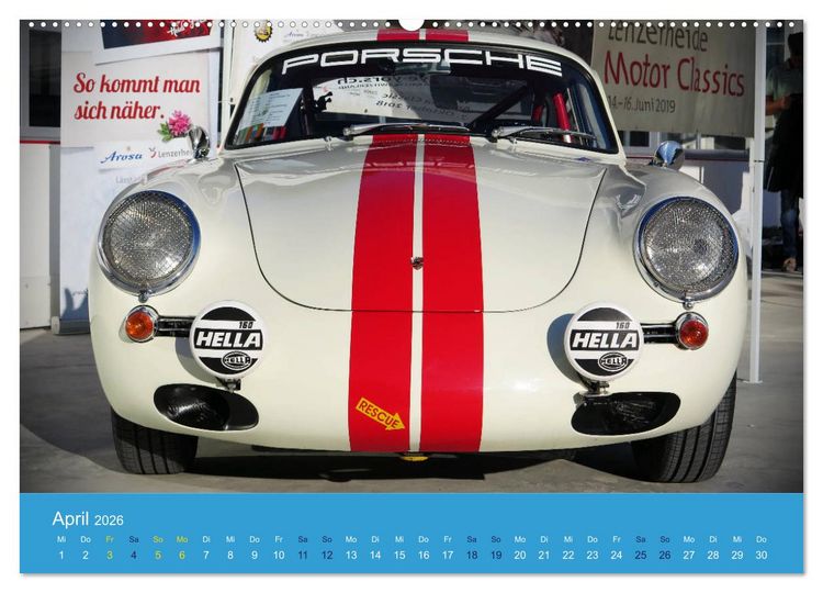 Produktbild: Porsche Classics (Wandkalender 2026 DIN A2 quer), CALVENDO Monatskalender