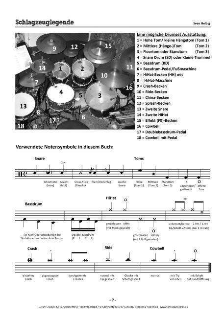 Produktbild: Drum-Grooves f&uuml;r Fortgeschrittene, m. 2 Audio-CDs