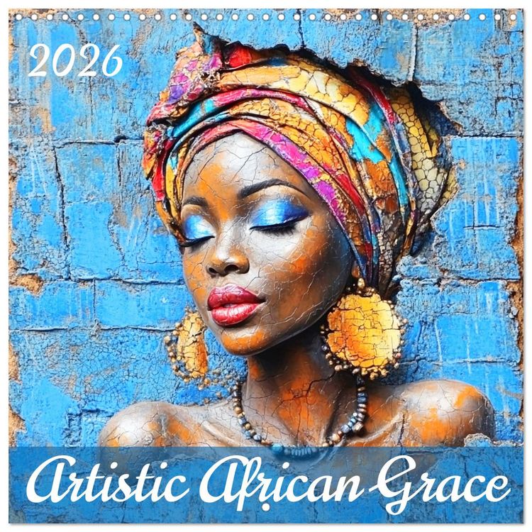 Produktbild: Artistic African Grace (Wall Calendar 2026 12 &times; 12 Inch) CALVENDO 12 Month Wall Calendar