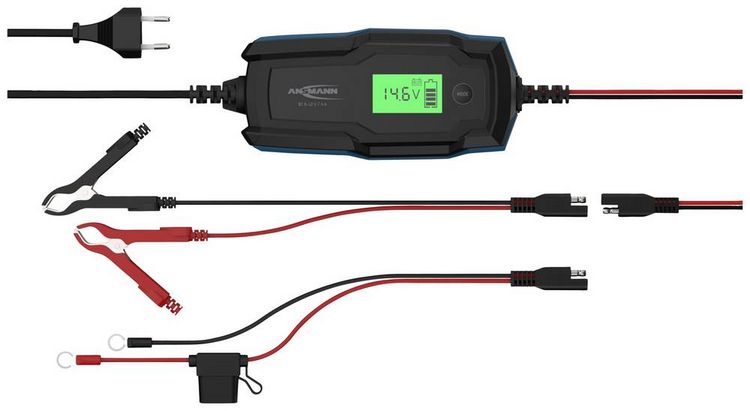 Produktbild: Ansmann BC 6-12V / 4 A 1001-0144 Kfz-Ladeger&auml;t, Werkstattladeger&auml;t, Batterie&uuml;berwachung, Kfz-Batterietester 6 V, 12 V 4 A
