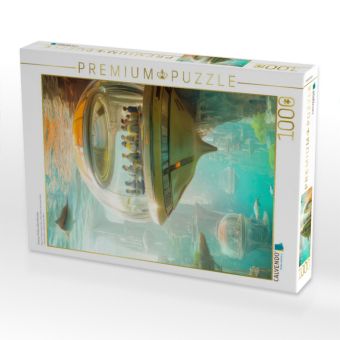 Produktbild: CALVENDO Puzzle Science-Fiction-Zukunftsvision | 1000 Teile Lege-Gr&ouml;&szlig;e 64x48cm Foto-Puzzle f&uuml;r gl&uuml;ckliche Stunden
