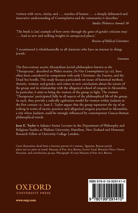 Produktbild: Jewish Women Philosophers of First-Century Alexandria