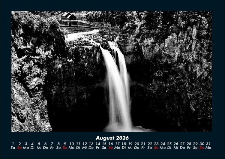 Produktbild: Wasserf&auml;lle 2026 Fotokalender DIN A4