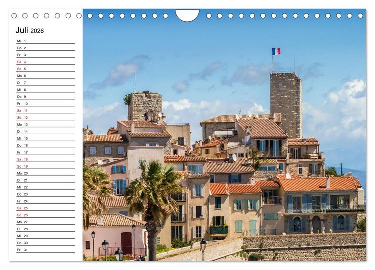 Produktbild: ANTIBES Idyllische Impressionen (Wandkalender 2026 DIN A4 quer), CALVENDO Monatskalender