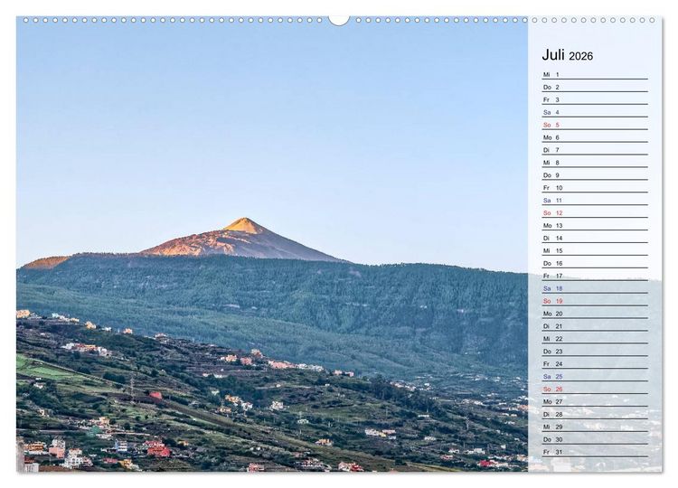 Produktbild: TENERIFFA - Zauberhafte Vulkaninsel (hochwertiger Premium Wandkalender 2026 DIN A2 quer), Kunstdruck in Hochglanz