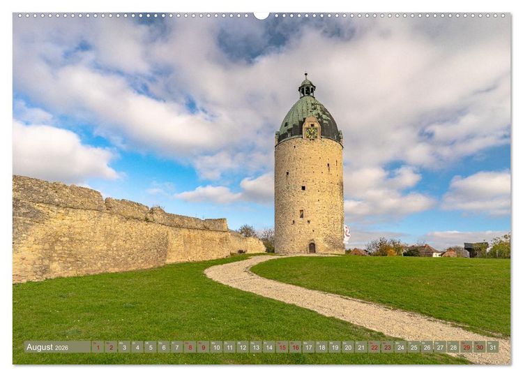 Produktbild: Domstadt Naumburg, eine der sch&ouml;nsten St&auml;dte Mitteldeutschlands (Wandkalender 2026 DIN A2 quer), CALVENDO Monatskalender
