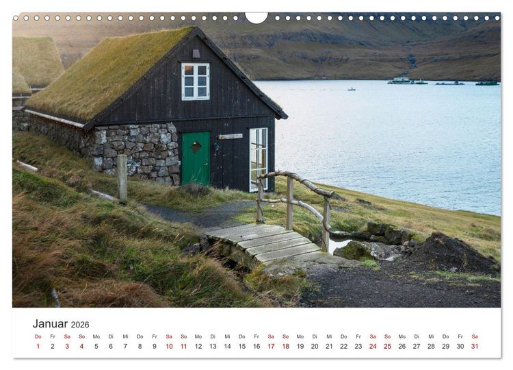 Produktbild: F&Auml;R&Ouml;ER INSELN - Herbstlichter (Wandkalender 2026 DIN A3 quer), CALVENDO Monatskalender
