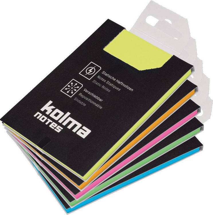 Produktbild: Haftnotizen A7 farbig assort.