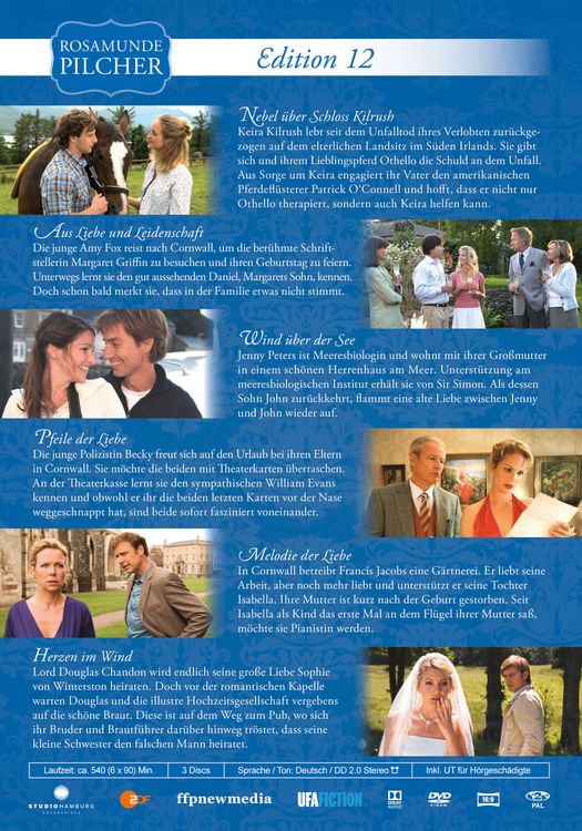 Produktbild: Rosamunde Pilcher Edition 12 (6 Filme auf 3 DVDs)