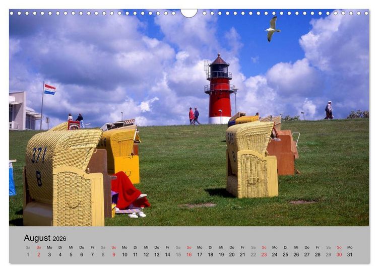 Produktbild: Deutschlands sch&ouml;ner Norden (Wandkalender 2026 DIN A3 quer), CALVENDO Monatskalender