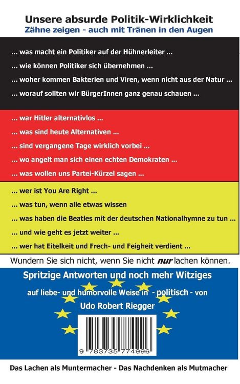 Produktbild: Keine Angst vor Gro&szlig;en Tieren - politisch - 2