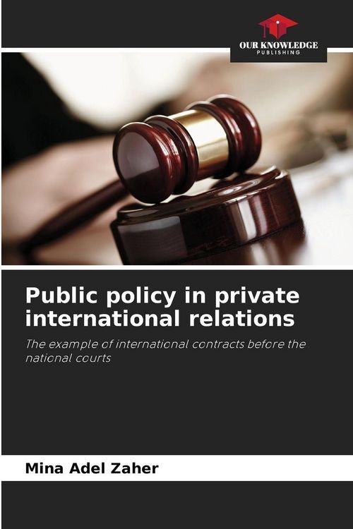 Produktbild: Public policy in private international relations