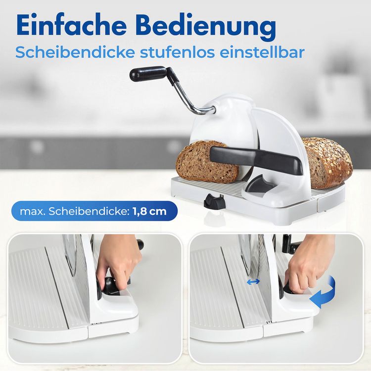 Brotschneidemaschine, mit Handkurbel kaufen