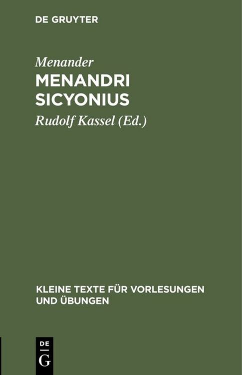 Produktbild: Menandri Sicyonius