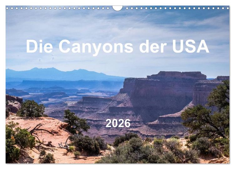 Produktbild: Die Canyons der USA (Wandkalender 2026 DIN A3 quer), CALVENDO Monatskalender