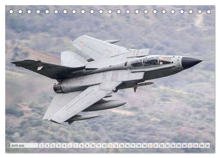 Produktbild: Panavia Tornado - The Multirole Fighter (Tischkalender 2026 DIN A5 quer), CALVENDO Monatskalender
