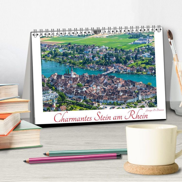Produktbild: Charmantes Stein am Rhein (Tischkalender 2026 DIN A5 quer), CALVENDO Monatskalender