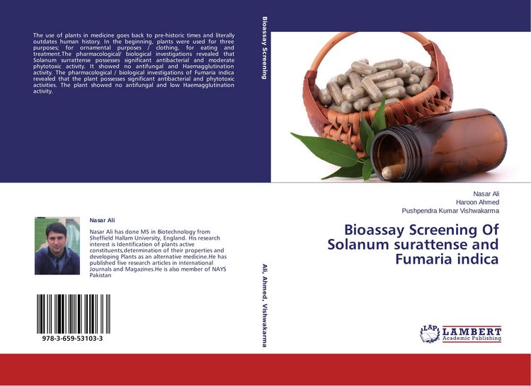 Produktbild: Bioassay Screening Of Solanum surattense and Fumaria indica