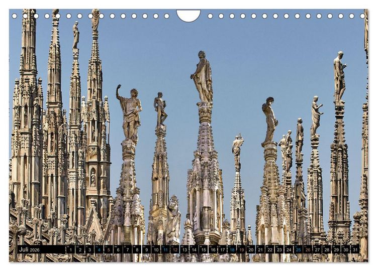 Produktbild: One Day Mailand (Wandkalender 2026 DIN A4 quer), CALVENDO Monatskalender