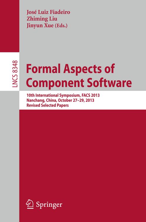Produktbild: Formal Aspects of Component Software