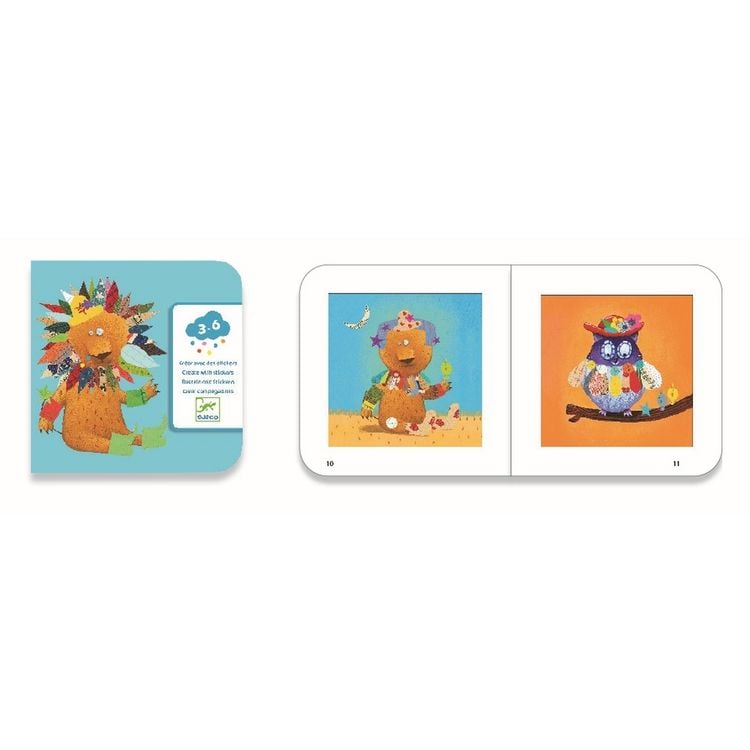 Produktbild: DJECO Stickerbild Tiere 3-6