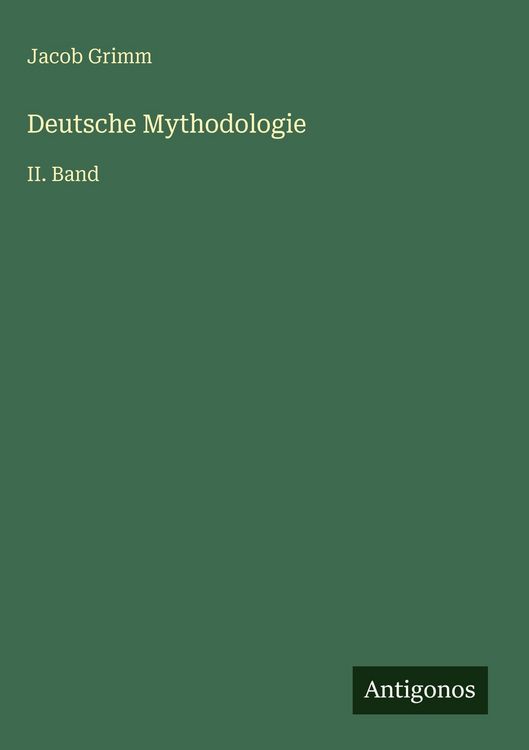 Produktbild: Deutsche Mythodologie