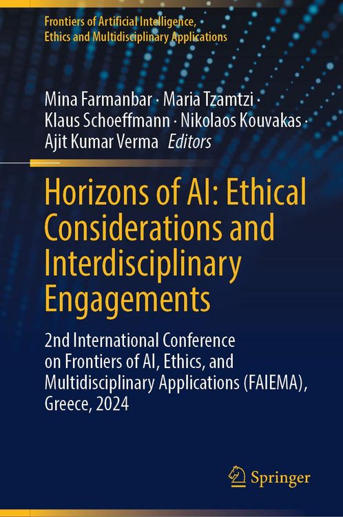 Produktbild: Horizons of AI: Ethical Considerations and Interdisciplinary Engagements