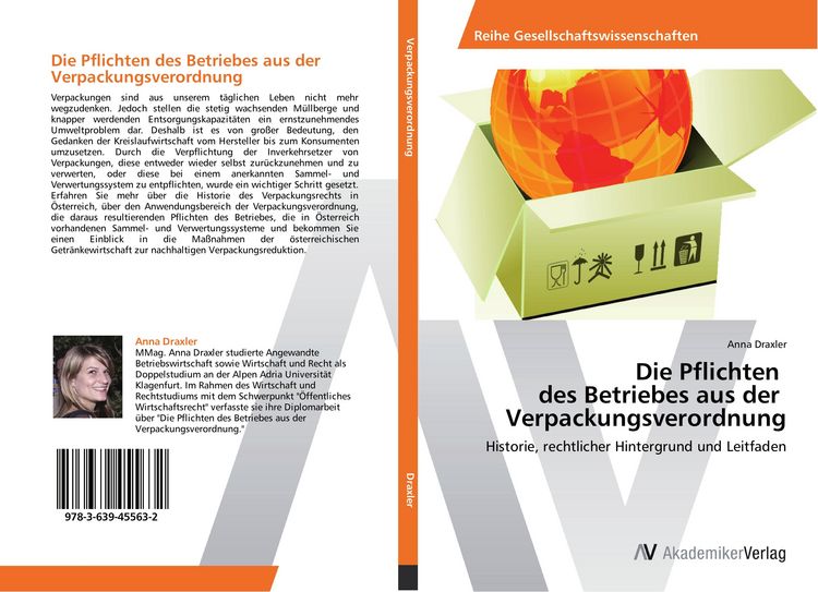 Produktbild: Die Pflichten des Betriebes aus der Verpackungsverordnung