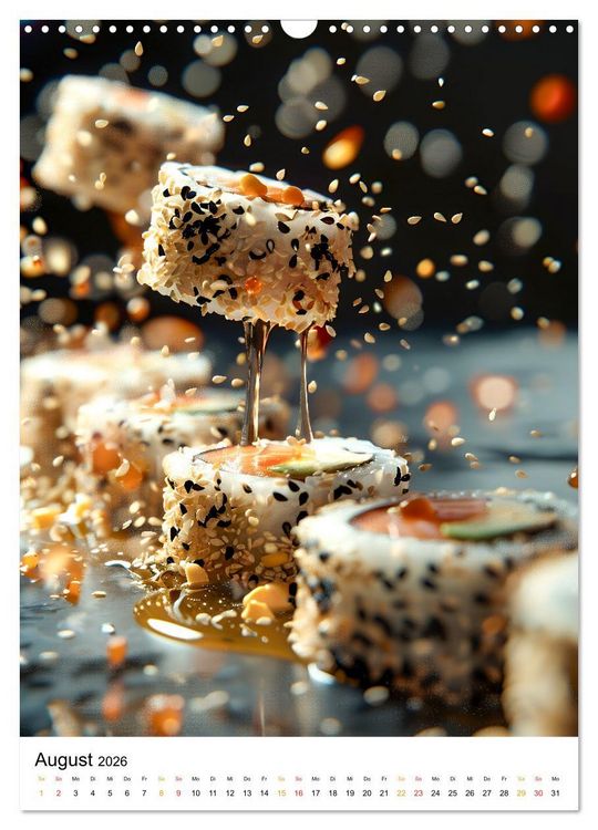 Produktbild: Sushi f&uuml;r Kenner (Wandkalender 2026 DIN A3 hoch), CALVENDO Monatskalender