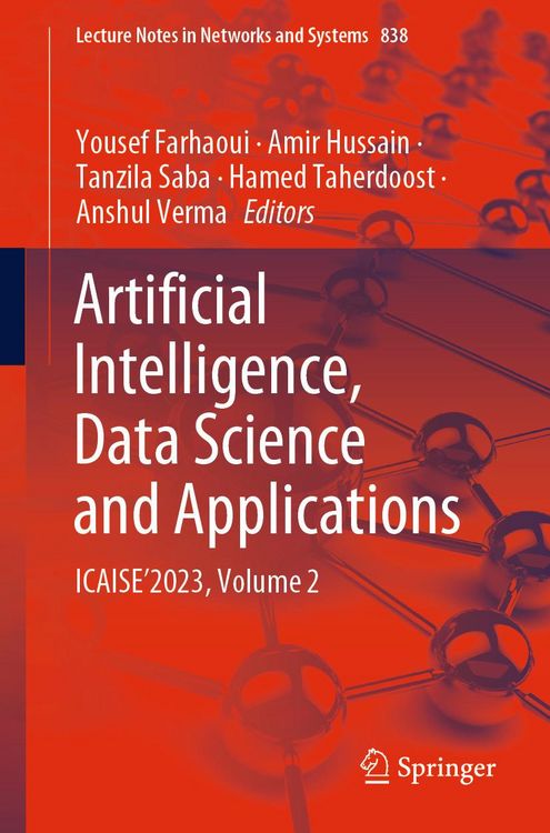 Produktbild: Artificial Intelligence, Data Science and Applications