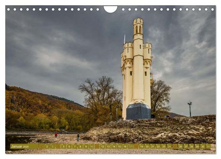 Produktbild: Bingen - Tor zum Mittelrhein (Wandkalender 2026 DIN A4 quer), CALVENDO Monatskalender