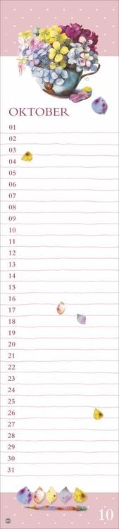 Produktbild: Marjolein Bastin: Geburtstagskalender Langplaner