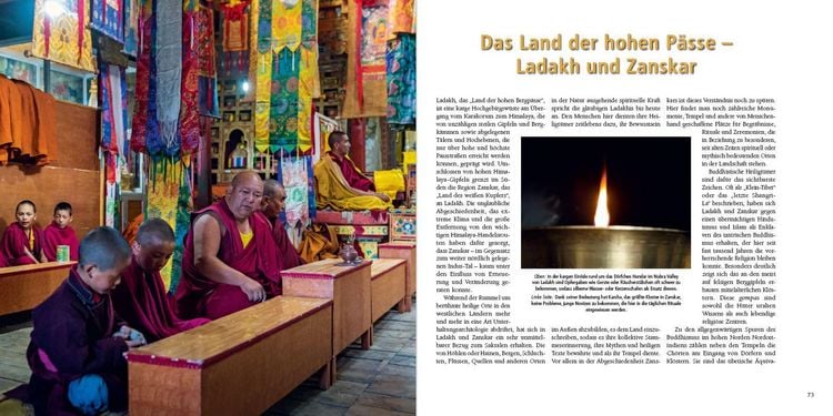 Produktbild: Heilige Pl&auml;tze im Himalaya - Von Kl&ouml;stern, G&ouml;ttern und Heiligen in Tibet, Indien und Nepal