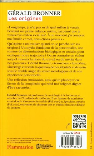 Produktbild: Les origines : pourquoi devient-on qui l'on est ?