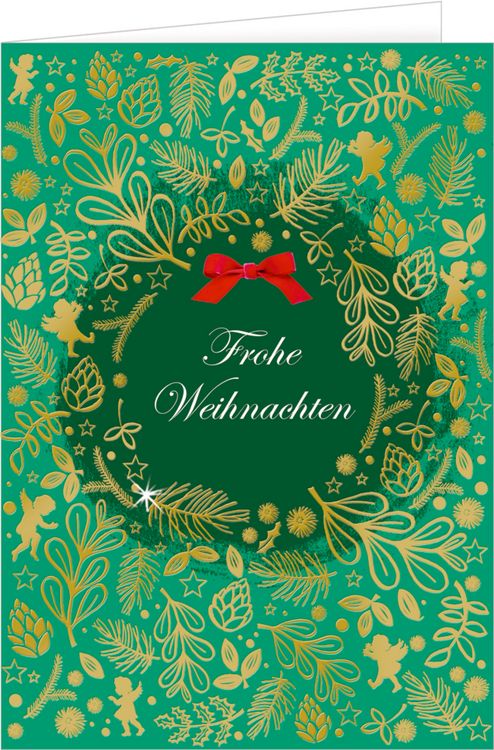 Produktbild: Weihnachtskarten mit Kuvert, sort. (Weihnachtswunder)