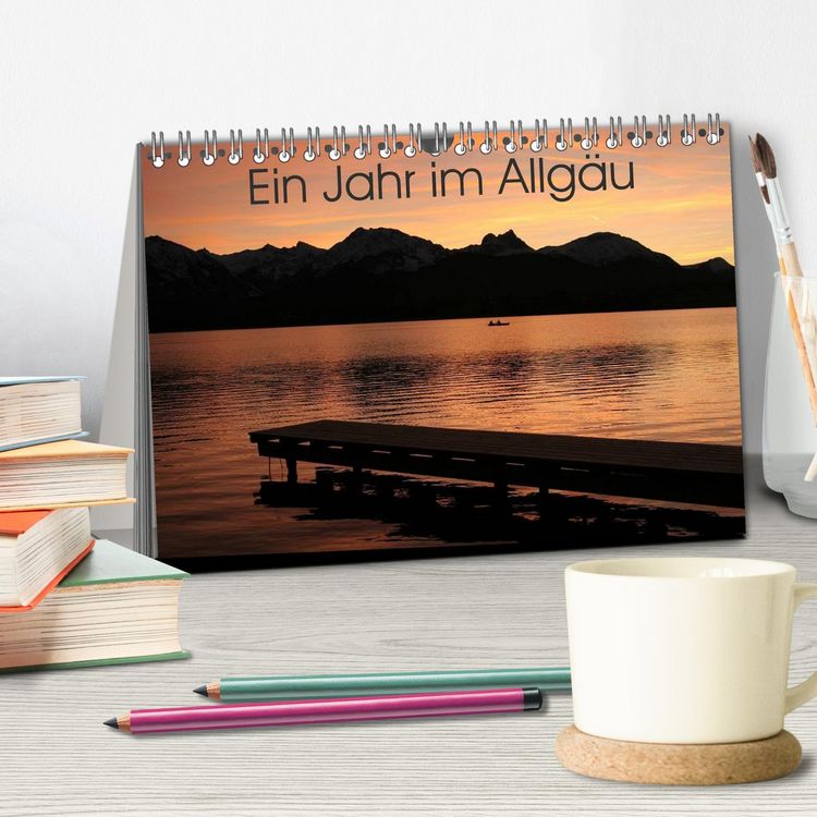 Produktbild: Ein Jahr im Allg&auml;u (Tischkalender 2026 DIN A5 quer), CALVENDO Monatskalender