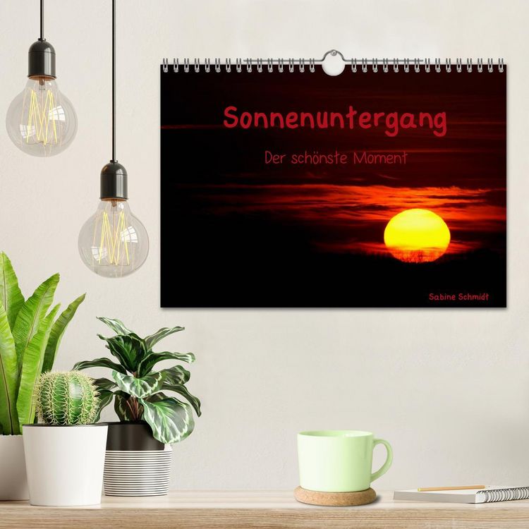 Produktbild: Sonnenuntergang (Wandkalender 2026 DIN A4 quer), CALVENDO Monatskalender