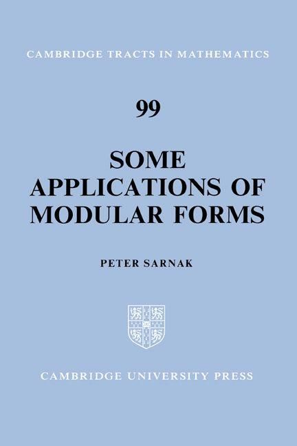 Produktbild: Some Applications of Modular Forms
