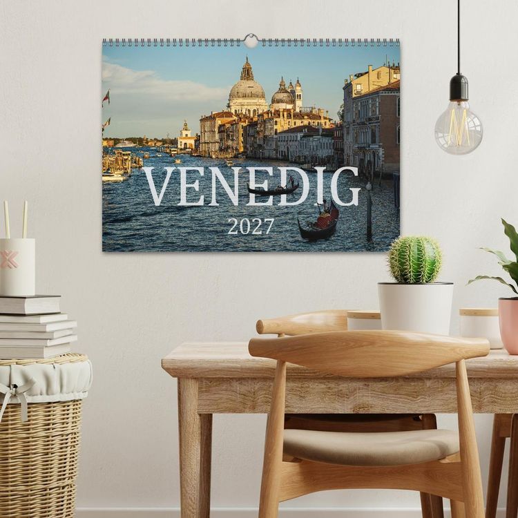 Produktbild: Venedig. Ein Jahr in der Lagunenstadt (Wandkalender 2027 DIN A3 quer), CALVENDO Monatskalender