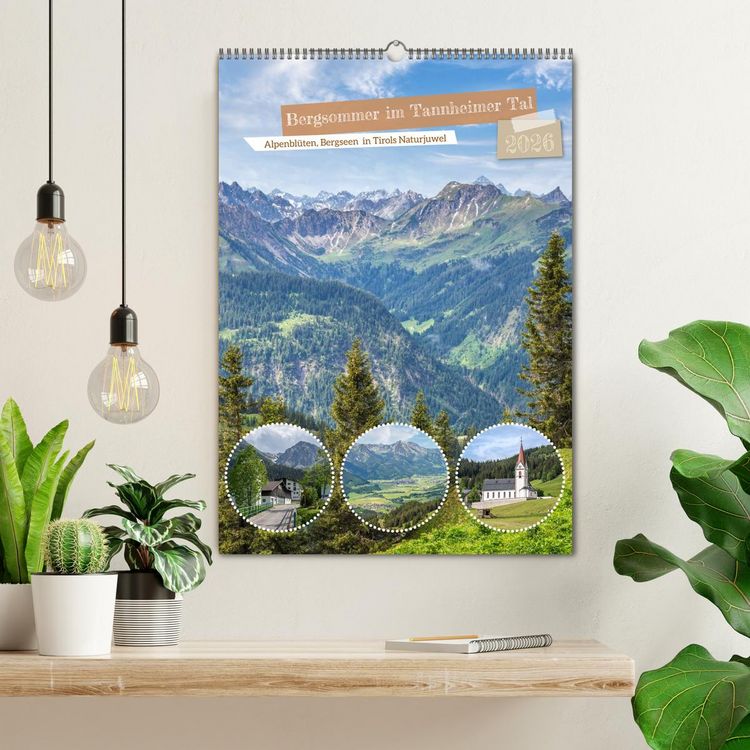 Produktbild: Bergsommer im Tannheimer Tal (Wandkalender 2026 DIN A2 hoch), CALVENDO Monatskalender