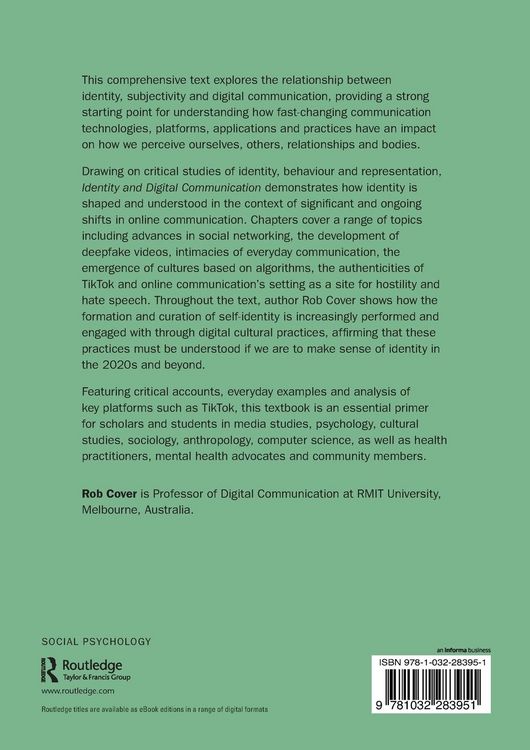 Produktbild: Identity and Digital Communication