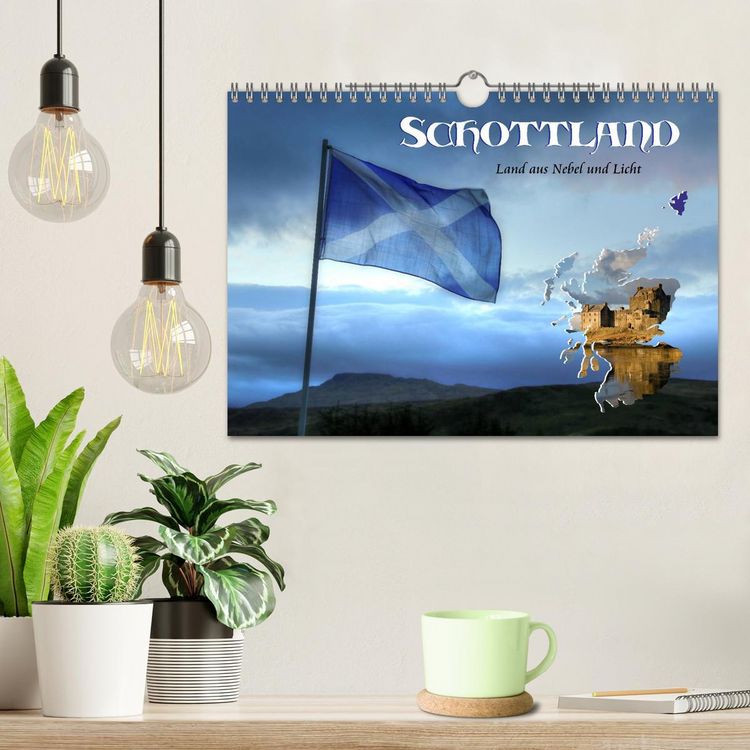 Produktbild: Schottland - Land aus Nebel und Licht (Wandkalender 2026 DIN A4 quer), CALVENDO Monatskalender