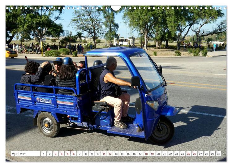 Produktbild: ECO TAXI - Umweltfreundlich in die Zukunft (Wandkalender 2026 DIN A3 quer), CALVENDO Monatskalender