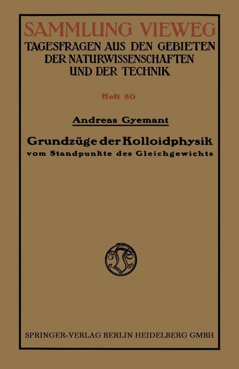 Produktbild: Grundz&uuml;ge der Kolloidphysik