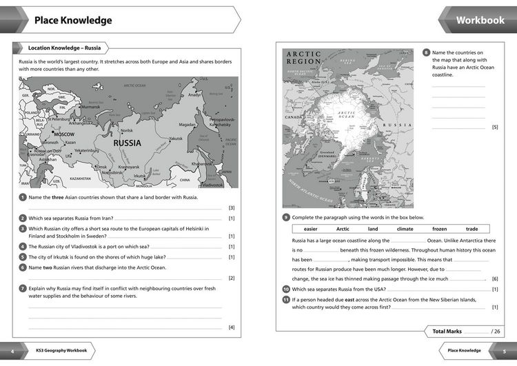 Produktbild: KS3 Geography Workbook