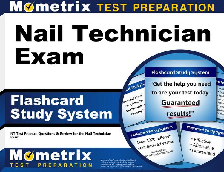 Produktbild: Nail Technician Exam Flashcard Study System