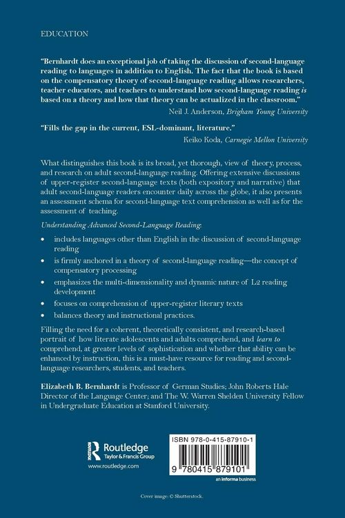 Produktbild: Understanding Advanced Second-Language Reading